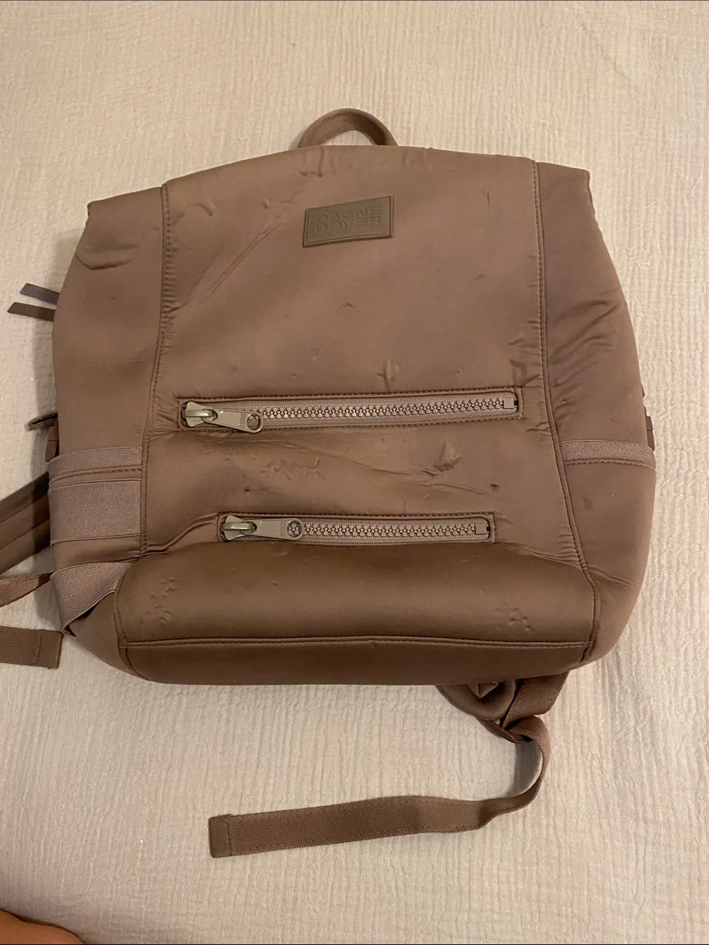 DAGNE DOVER Mauve Backpack - Soft Rose Taupe